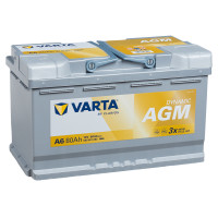 VARTA AGM A6 80R 800A 315x175x190