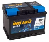 Аккумулятор INCI AKU Supr A 60RS (низкий) 60Ач 540А обр. пол.