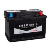 Аккумулятор BUSHIDO AGM 75R 75Ач 760А обр. пол.