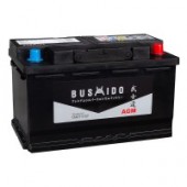 Аккумулятор BUSHIDO AGM 85R 85Ач 850А обр. пол.