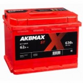 Аккумулятор AKBMAX ST 62R 62Ач 630А обр. пол.