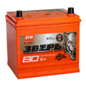 ЗВЕРЬ ASIA EFB 85D23L (80R 720A 235х175х221)